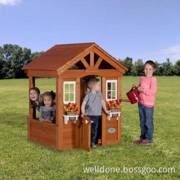children wooden playhouse